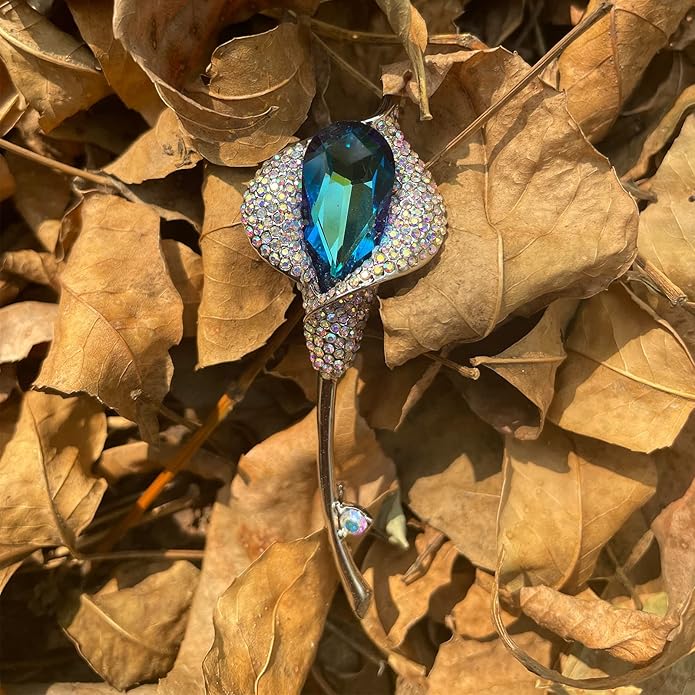 AILONMEI Brooch Pins For Women Fashion, Flower Brooches Jewelry For Women Floral Series Brooches And Pins Designer Lady's Costume