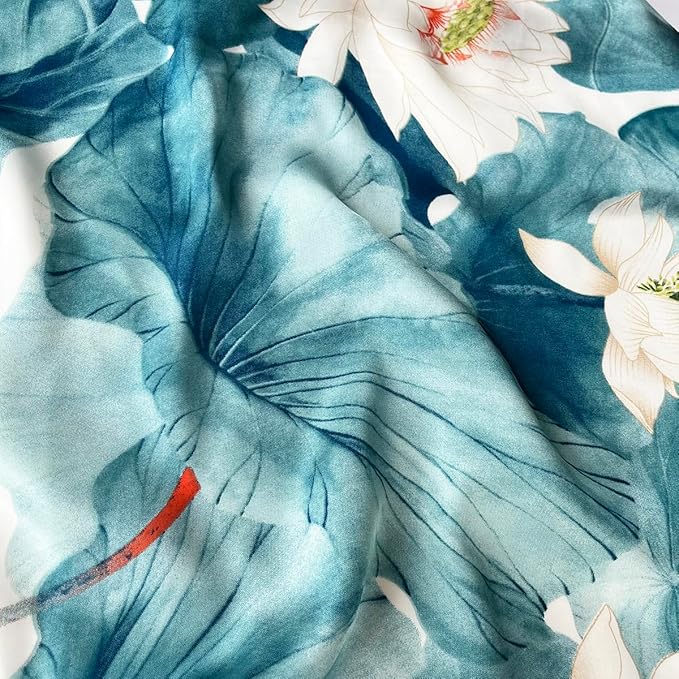 Long Silk Like Scarf Lightweight Satin Scarves Large Sunscreen Shawl Wrap for Women
