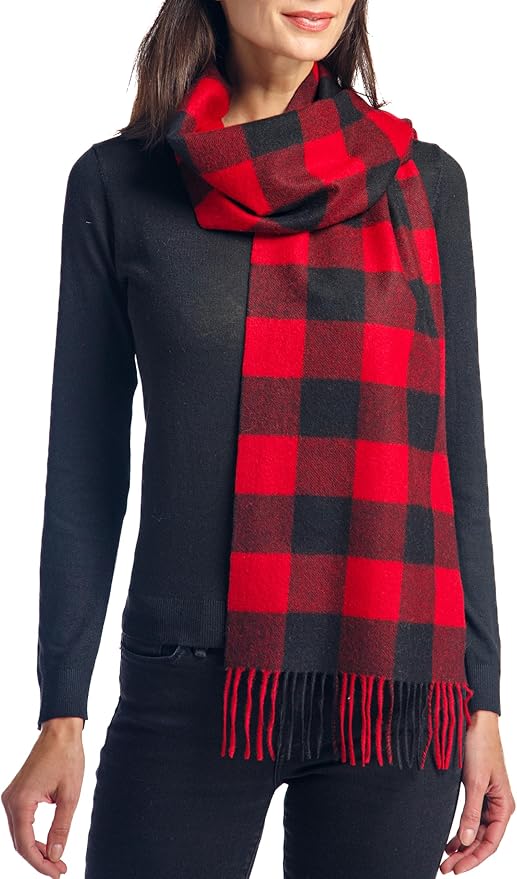 Fishers Finery Women's 100% Pure Cashmere Winter Scarf