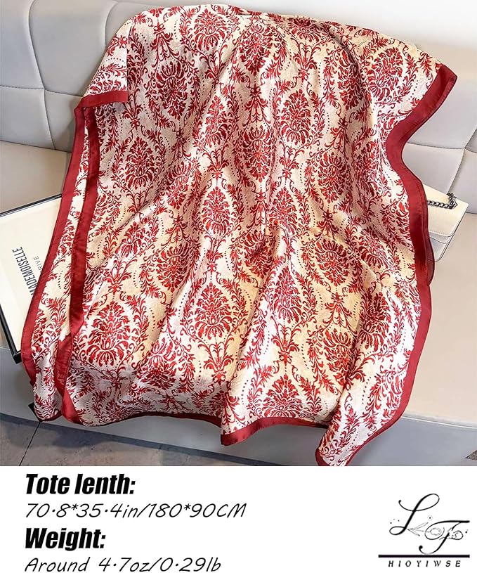 Hioyiwse Shawl Scarf For Women Lightweight Scarves Floral Pattern Formal Evening Dressesformal Shawl Summer Wraps