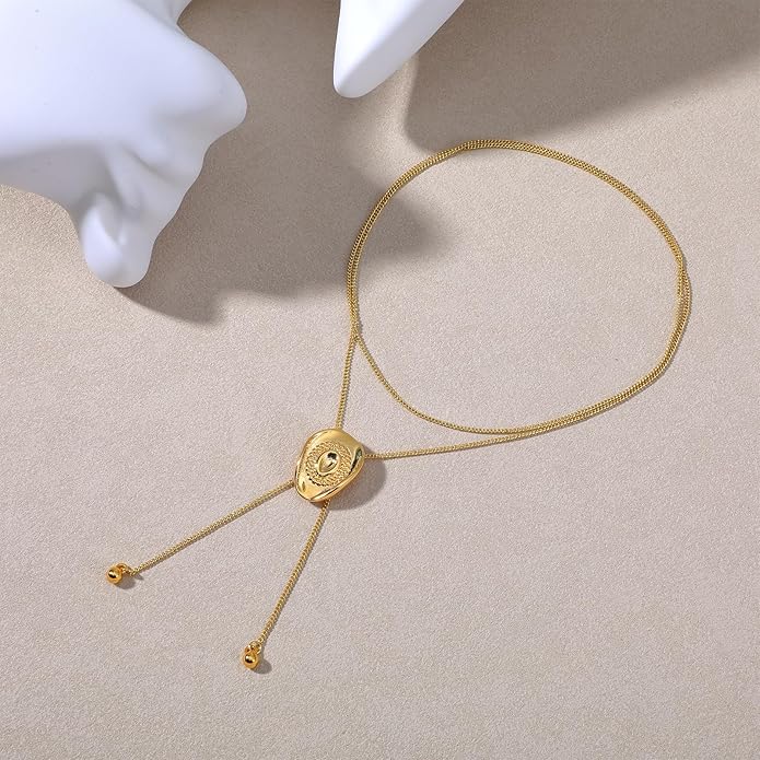 Yolev Western Necklaces For Women Cowgirl Necklace For Women Bolo Tie Lariat Hat Chain Y Necklaces Country Western Jewelry