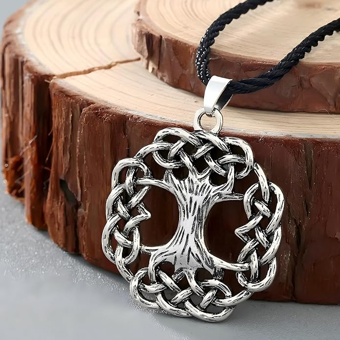 S925 Sterling Silver Viking Pendant, Norse Mythology Inspired Men's Jewelry, Perfect for Necklaces, Gift for Father's Day, Christmas, Birthday