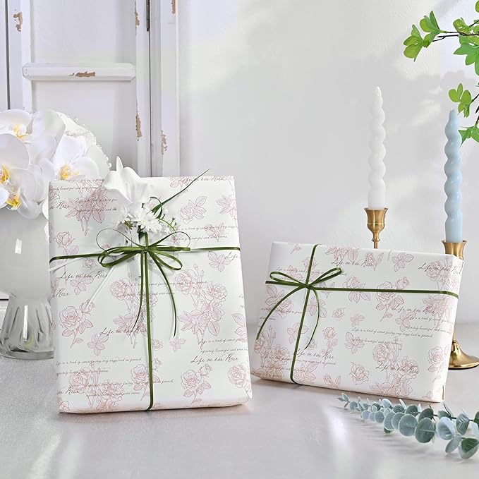LEEQE Double Face Moss Satin Thin Ribbon 1/8 inch X 50 Yards Polyester Moss Ribbon for Gift Wrapping Very Suitable for Weddings Party Hair Bow Invitation Decorations and More