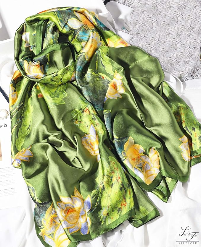 Hioyiwse Shawl Scarf For Women Lightweight Scarves Floral Pattern Formal Evening Dressesformal Shawl Summer Wraps