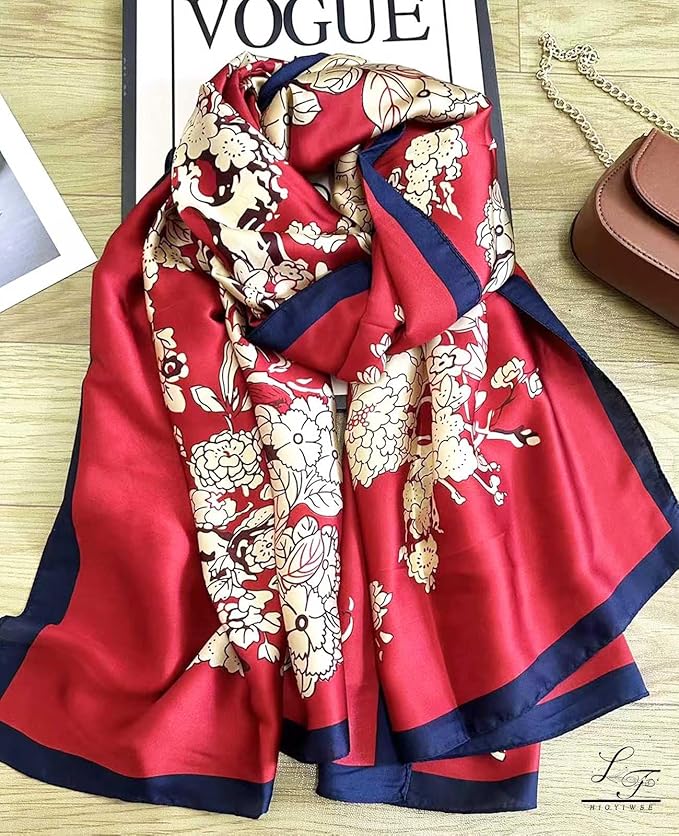 Hioyiwse Shawl Scarf For Women Lightweight Scarves Floral Pattern Formal Evening Dressesformal Shawl Summer Wraps