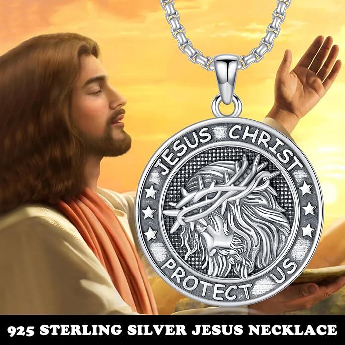 Taioiat viking Pendant Necklace for Men Nordic Celtic 925 Sterling Silver Vintage Mjolnir Jewelry Norse Vikings Gift for Women