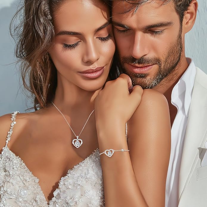 OOBEE Moissanite Bracelets for Women, 925 Sterling Silver Gold Plating Bracelet，Ideal Anniversary Birthday Christmas Valentine Mothers Day Jewelry Gifts for Women Mom Wife Her