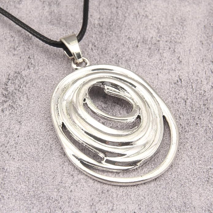 Long Boho Necklaces for Women Vintage Leather Wooden Pendant Y Choker Ethnic Style Gold Circle Hippie Sweater Necklace