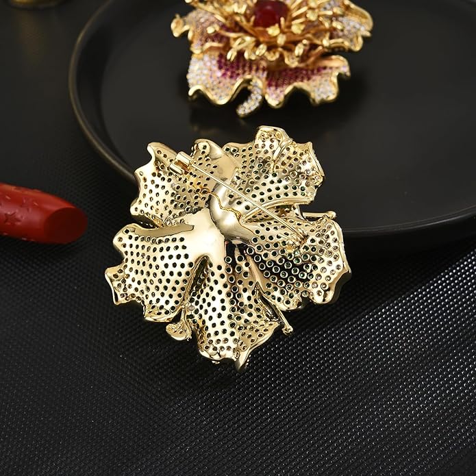 AILONMEI Brooch Pins For Women Fashion, Flower Brooches Jewelry For Women Floral Series Brooches And Pins Designer Lady's Costume