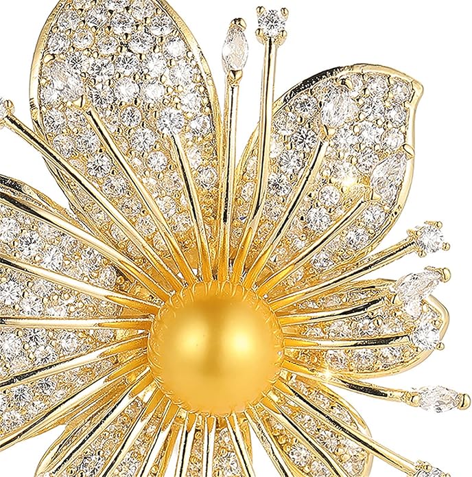 AILONMEI Brooch Pins For Women Fashion, Flower Brooches Jewelry For Women Floral Series Brooches And Pins Designer Lady's Costume