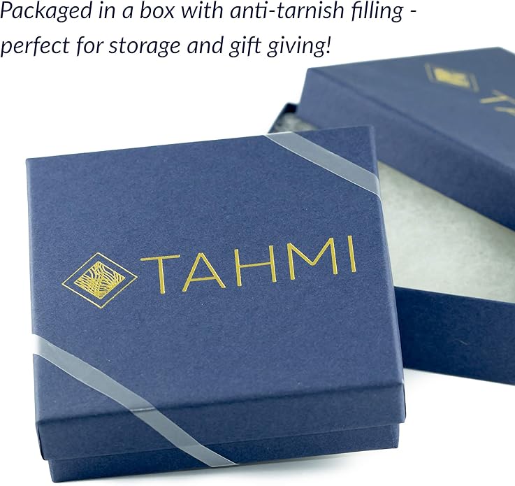 Tahmi Elegant 14K Yellow Gold-Filled Love Knot Jewelry Gift Set | 20 Inch Circle Pendant Necklace and Dangle Earrings for Women | Perfect Everyday, Holiday, Birthday, or Wedding Gift Idea