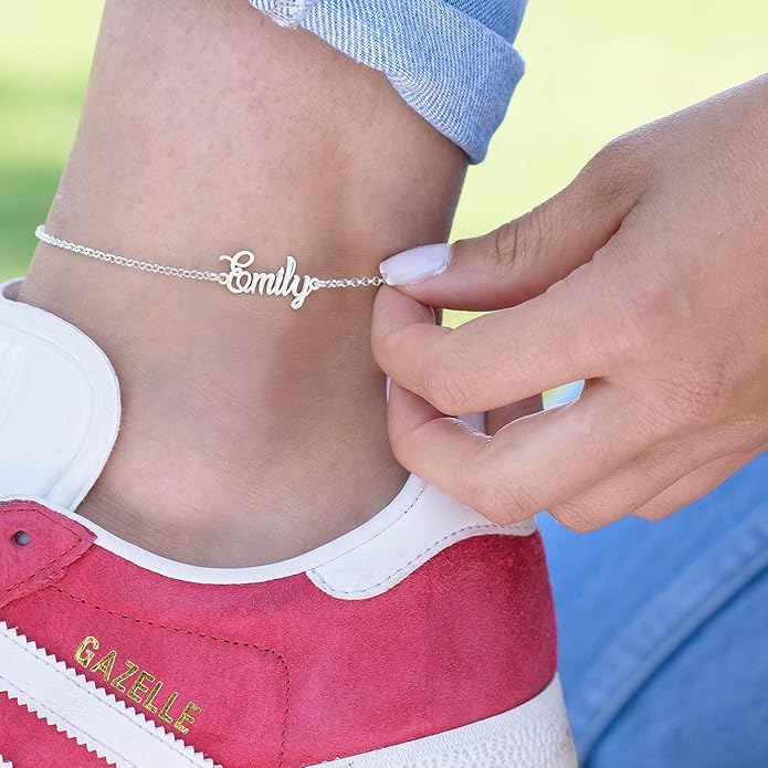 Choose your style Personalized Name Anklet/Bracelet – Dainty Jewelry Gift for Women, Mom, Wife, Girlfriend - Valentine’s Day, Mother’s Day, Christmas