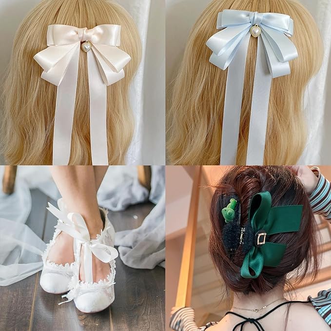 LEEQE Double Face Light Blue Satin Ribbon 7/8 inch X 25 Yards Polyester Light Blue Ribbon for Gift Wrapping Very Suitable for Weddings Party Hair Bow Invitation Decorations and More