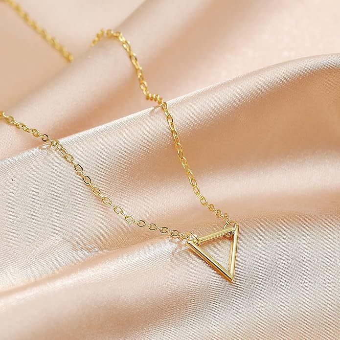 Collner 14K Gold Heart Pendant Necklace for Women Dainty Star Necklace Tiny Evil Eye Choker Necklace Boho Crescent Moon Necklace Minimalist Jewelry