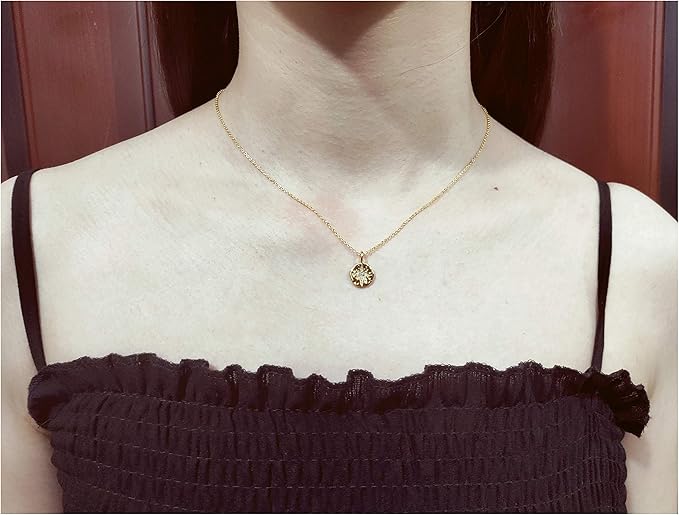 Hundred River Friendship Anchor Compass Necklace Good Luck Elephant Pendant Chain Necklace with Message Card
