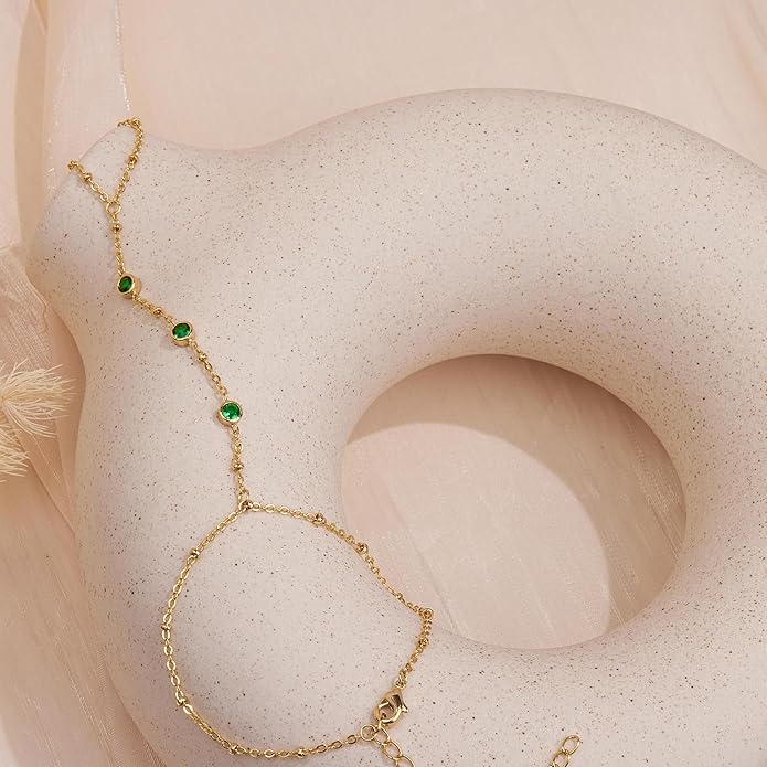 Gold Bracelets for Women Non Tainish,Dainty Bracelets Stack for Women Trendy, Gold Plated Cuff Bracelets Stack With Beaded Cuban Paperclip Snake Rope Bangle Hand Chain Jewelry Gifts for Women