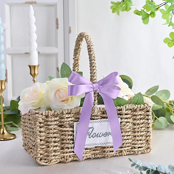 LEEQE Double Face Light Purple Satin Ribbon 7/8 inch X 50 Yards for Gift Wrapping Very Suitable for Weddings Party Hair Bow Invitation Decorations and More