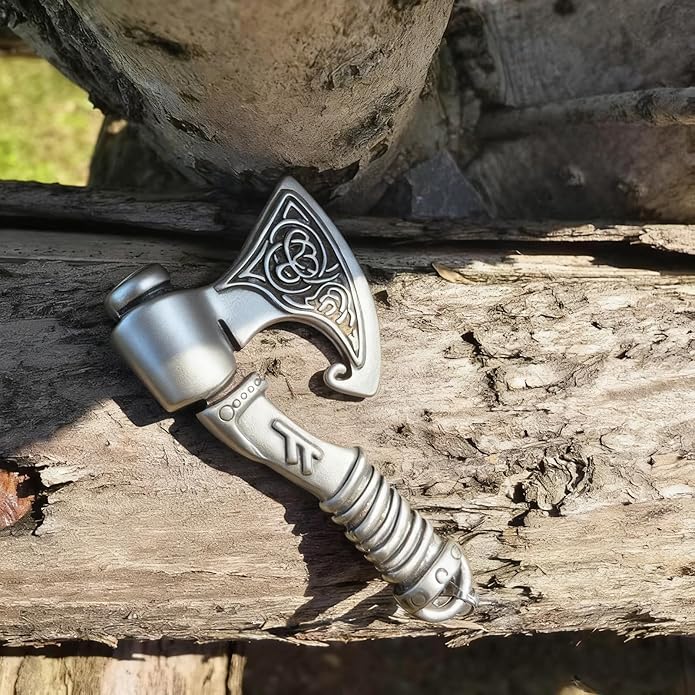 S925 Sterling Silver Viking Pendant, Norse Mythology Inspired Men's Jewelry, Perfect for Necklaces, Gift for Father's Day, Christmas, Birthday