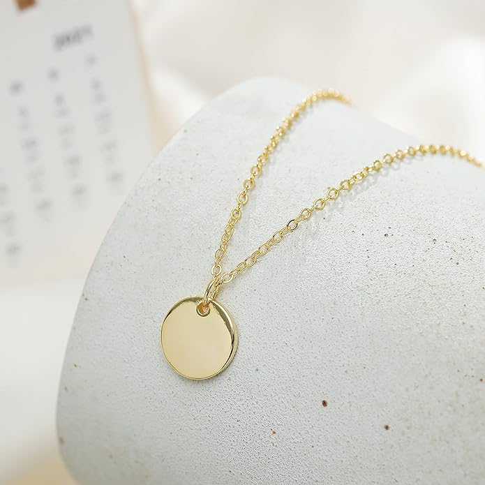 Collner 14K Gold Heart Pendant Necklace for Women Dainty Star Necklace Tiny Evil Eye Choker Necklace Boho Crescent Moon Necklace Minimalist Jewelry