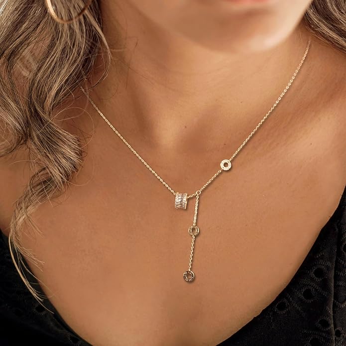 ROSEDANCE Heart Necklace for Women, 14K Gold Plated Dainty Heart Necklace, Tiny Love Symbol Pendant Choker, Minimalist Dainty Jewelry Gift, Valentines Day Anniversary Birthday