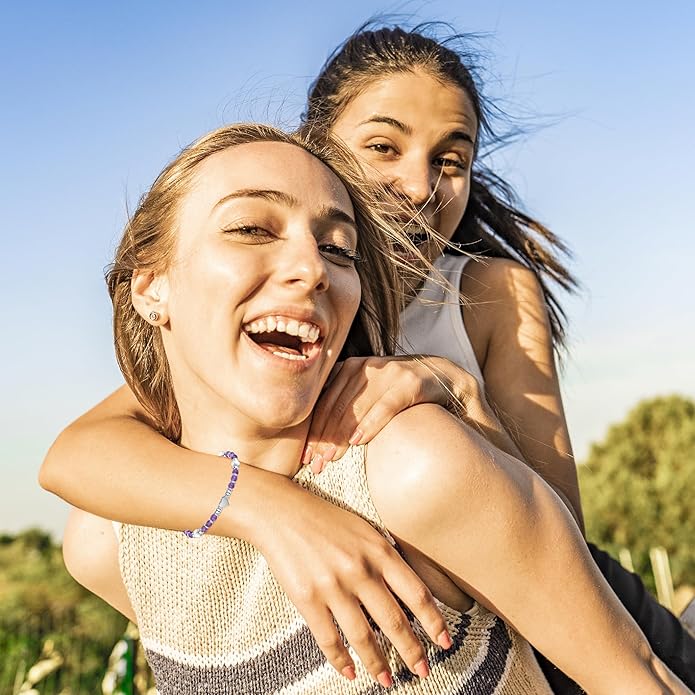 TONY & SANDY Tiny Beaded Bracelets for Women, Sometimes You Forget You're Awesome Gift, Unique Stocking Stuffers for Women, Mom, Daughter, Wife, Coworker, Best Friend, Bestie, Granddaughter