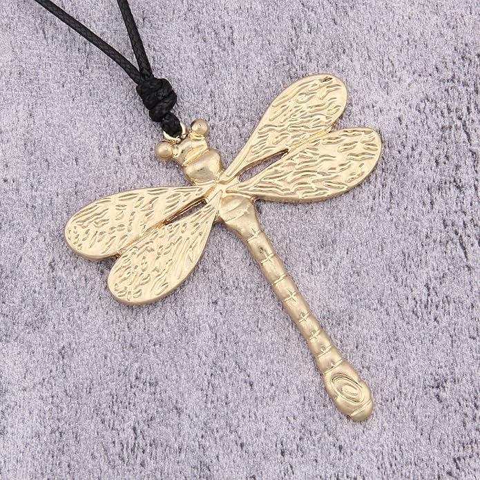 Long Boho Necklaces for Women Vintage Leather Wooden Pendant Y Choker Ethnic Style Gold Circle Hippie Sweater Necklace