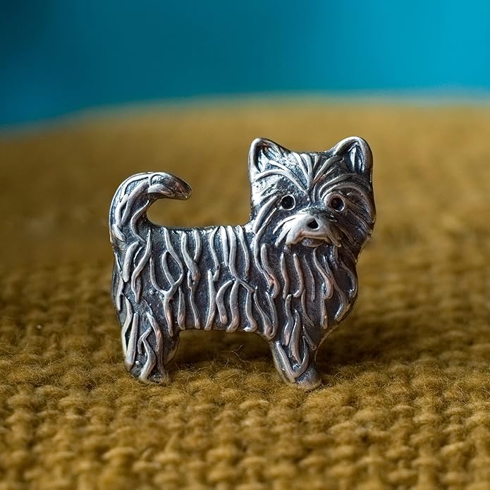 Sterling Silver Yorkie Pendant Gifts for Women - Yorkshire Terrier Gifts – Handcrafted in the USA