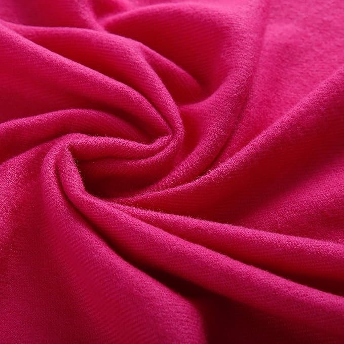 HOYAYO Extra Large Thick Pashmina Shawl Wraps - Wool Soft Winter Warm Scarves Travel Blanket for Women