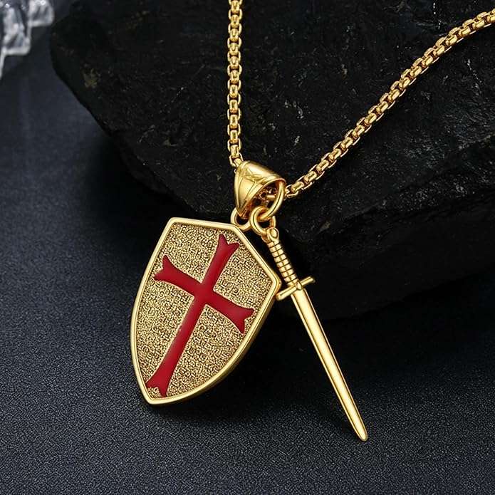 Taioiat Saint Necklace 925 Sterling Silver St Necklace Amulet Pendant Jewelry Religious Gift for Men Women