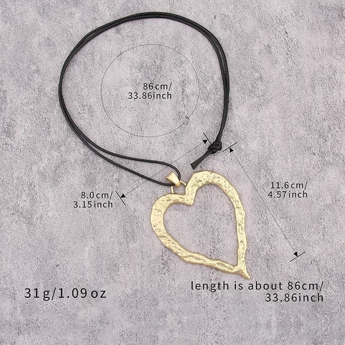 Boho Necklaces for Women Chunky Circle Necklace Layered Boho Circle Leather Choker Necklace Long Vintage Necklaces Bohemian Jewlery Gifts