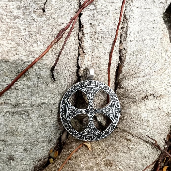 S925 Sterling Silver Viking Pendant, Norse Mythology Inspired Men's Jewelry, Perfect for Necklaces, Gift for Father's Day, Christmas, Birthday
