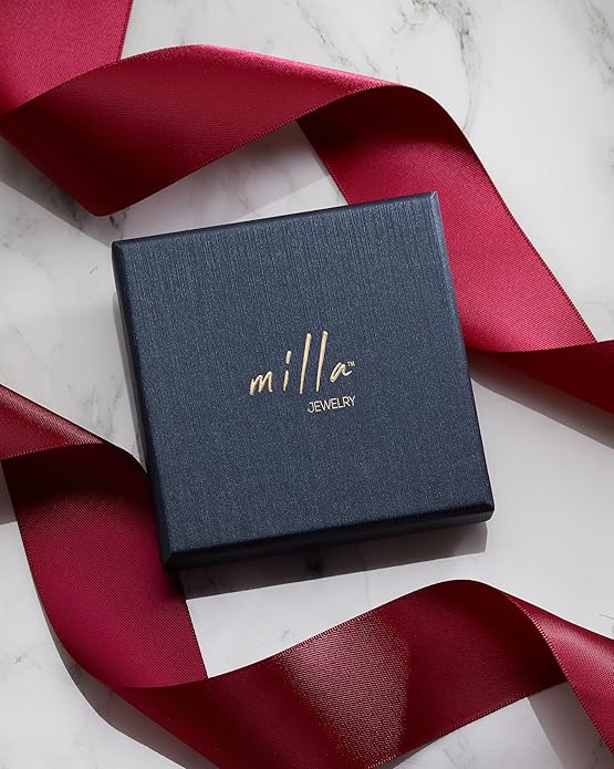 Milla Two Tone Earrings - Small Twisted 14K Gold and Sterling Silver Plated Mixed Metal Earrings, Lightweight and Hypoallergenic