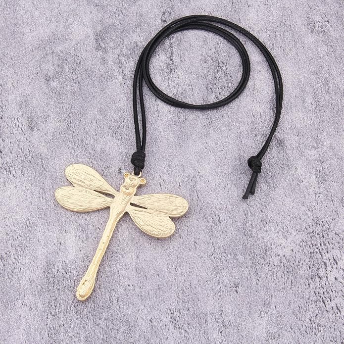Long Boho Necklaces for Women Vintage Leather Wooden Pendant Y Choker Ethnic Style Gold Circle Hippie Sweater Necklace