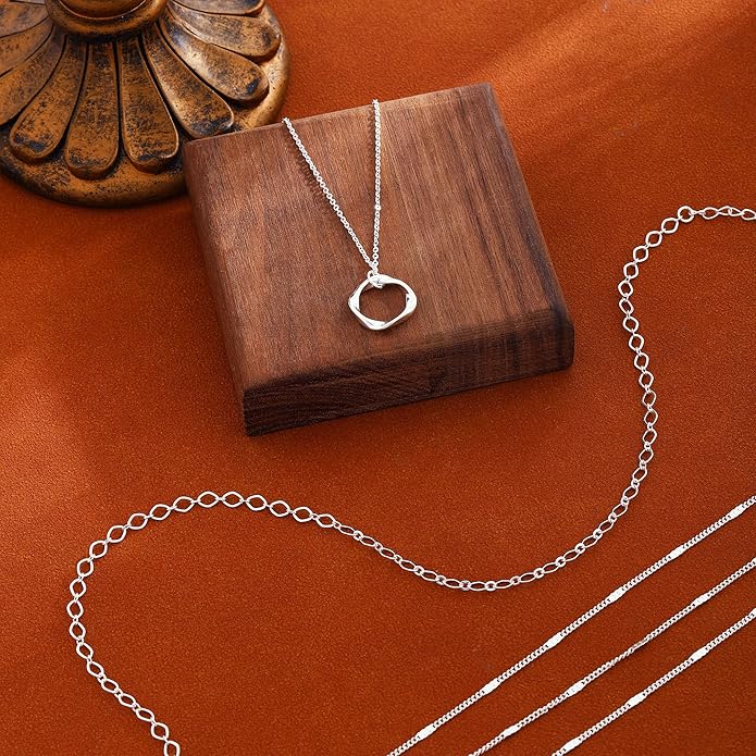BBV Layered Gold Necklaces for Women Stackable Dainty 14K Gold Plated Silver Chain Necklace Layering Cute Fashion Pendant Choker Necklaces Trendy Jewelry Set Gifts for Women