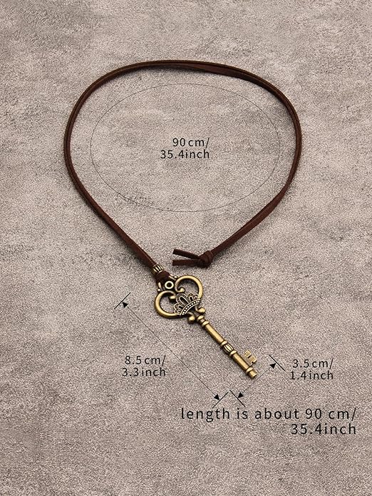Boho Necklaces for Women Chunky Circle Necklace Layered Boho Circle Leather Choker Necklace Long Vintage Necklaces Bohemian Jewlery Gifts