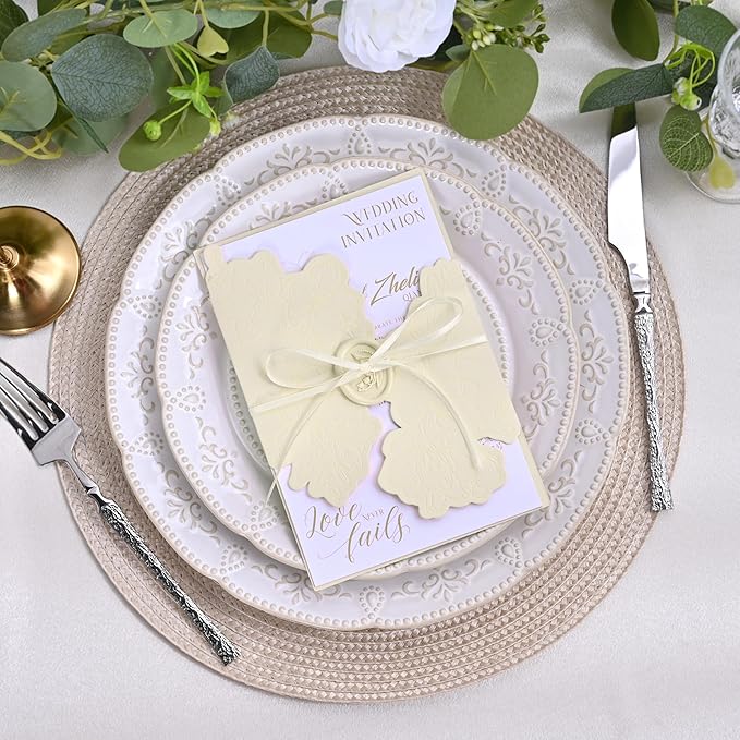 LEEQE Double Face Ivory Satin Thin Ribbon 1/8 inch X 50 Yards Polyester Ivory Ribbon for Gift Wrapping Very Suitable for Weddings Party Hair Bow Invitation Decorations and More