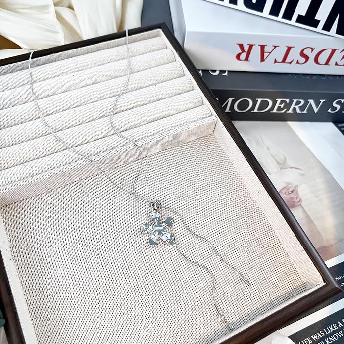 Irregular Y2k Long Y-shaped Necklace with Zircon Inlaid Sparkling Brick Tassel Pendant Double-Layer Chain High-end Fashion Accessory Women's