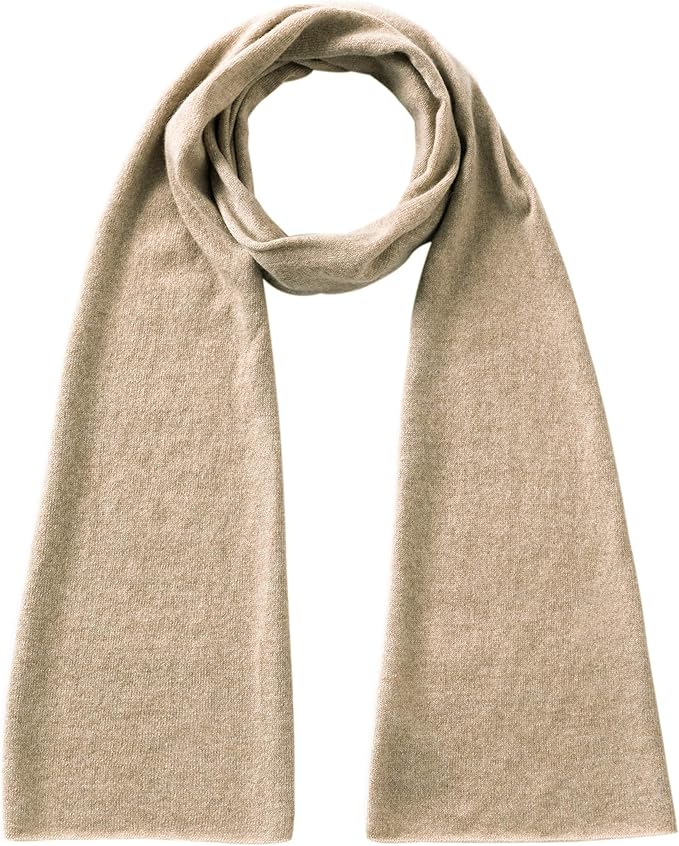 EURKEA 100% Cashmere Winter Scarf in Solid Colors with Gift Box for Women, Warm & Soft & Lightweight, Gift Ready