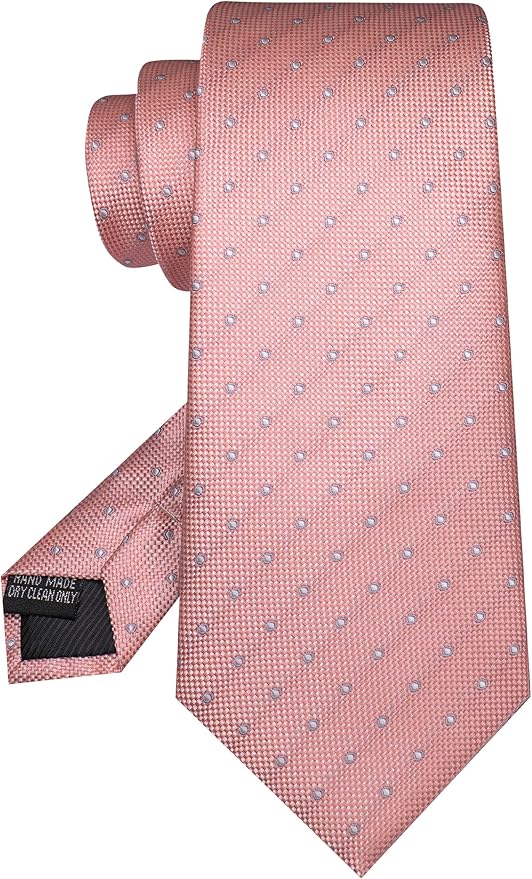 JEMYGINS Mens Tie and Lapel Pin Necktie Pocket Square Cufflinks and Tie Clip Sets for Business Casual 5PCS