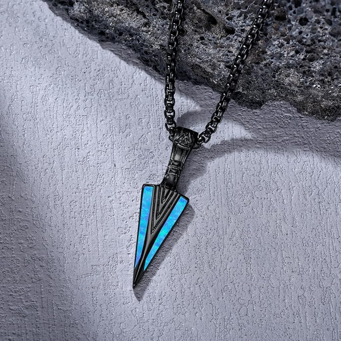 KoyeKei Viking Necklace for Men 925 Sterling Silver Viking Norse Pagan Jewelry Gifts for Women