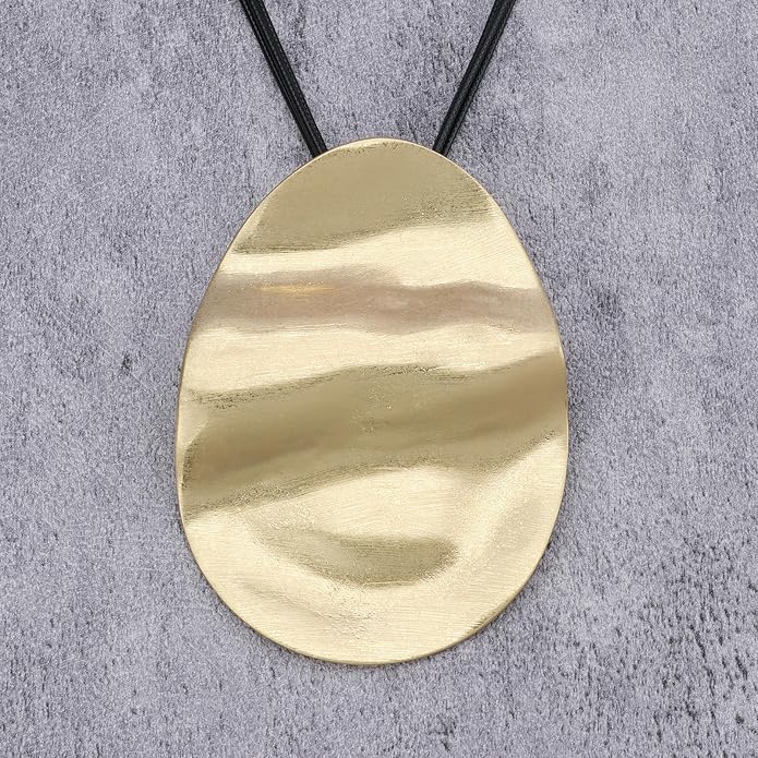 Boho Necklaces for Women Chunky Circle Necklace Layered Boho Circle Leather Choker Necklace Long Vintage Necklaces Bohemian Jewlery Gifts