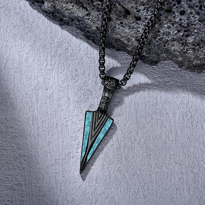 KoyeKei Viking Necklace for Men 925 Sterling Silver Viking Norse Pagan Jewelry Gifts for Women