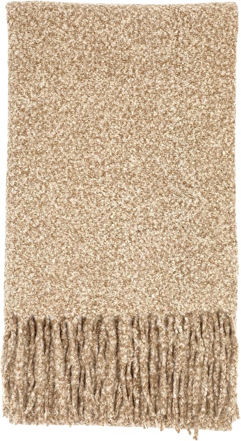 Achillea Warm Cashmere-Feel Winter Scarf – Thick Pashmina Shawl Wrap for Cold Weather