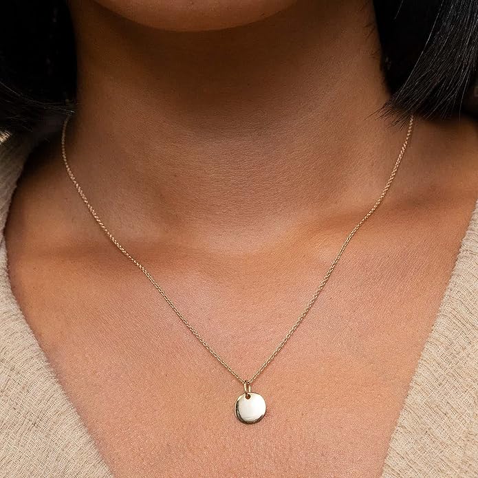 Collner 14K Gold Heart Pendant Necklace for Women Dainty Star Necklace Tiny Evil Eye Choker Necklace Boho Crescent Moon Necklace Minimalist Jewelry