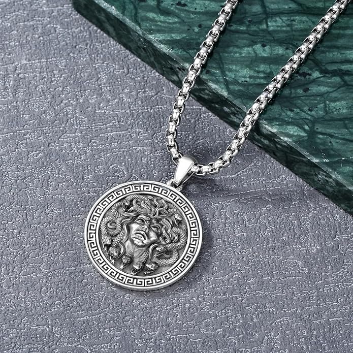 Taioiat viking Pendant Necklace for Men Nordic Celtic 925 Sterling Silver Vintage Mjolnir Jewelry Norse Vikings Gift for Women