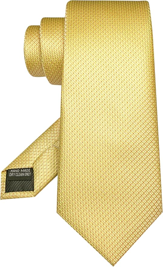JEMYGINS Mens Tie and Lapel Pin Necktie Pocket Square Cufflinks and Tie Clip Sets for Business Casual 5PCS