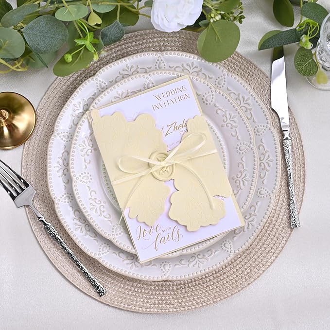 LEEQE Double Face Cream Satin Thin Ribbon 1/8 inch X 50 Yards Polyester Cream Ribbon for Gift Wrapping Very Suitable for Weddings Party Hair Bow Invitation Decorations and More