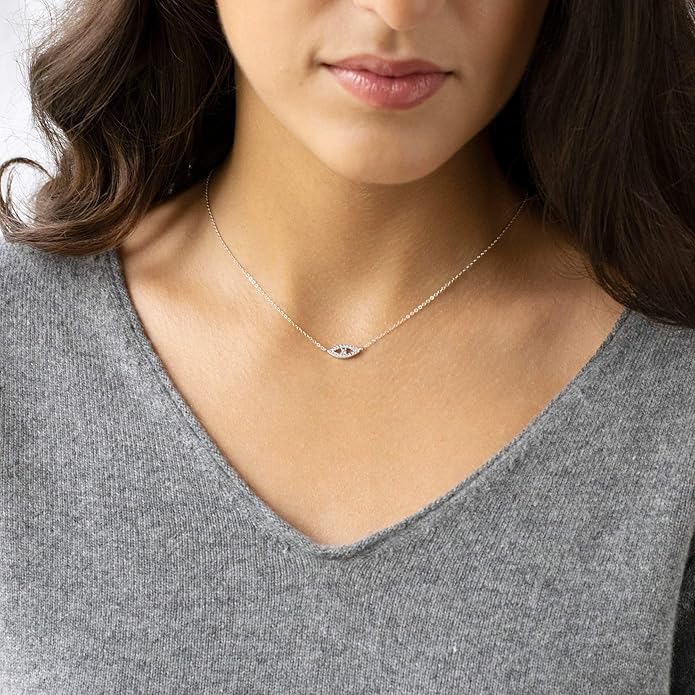 BENEIGE Gold Necklace for Women 14K Gold Plated Evil Eye Necklace Trendy Gold Pendant Necklace Jewelry For Women