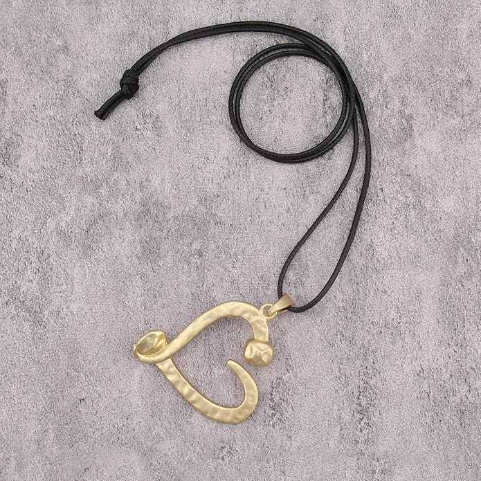 Boho Necklaces for Women Chunky Circle Necklace Layered Boho Circle Leather Choker Necklace Long Vintage Necklaces Bohemian Jewlery Gifts