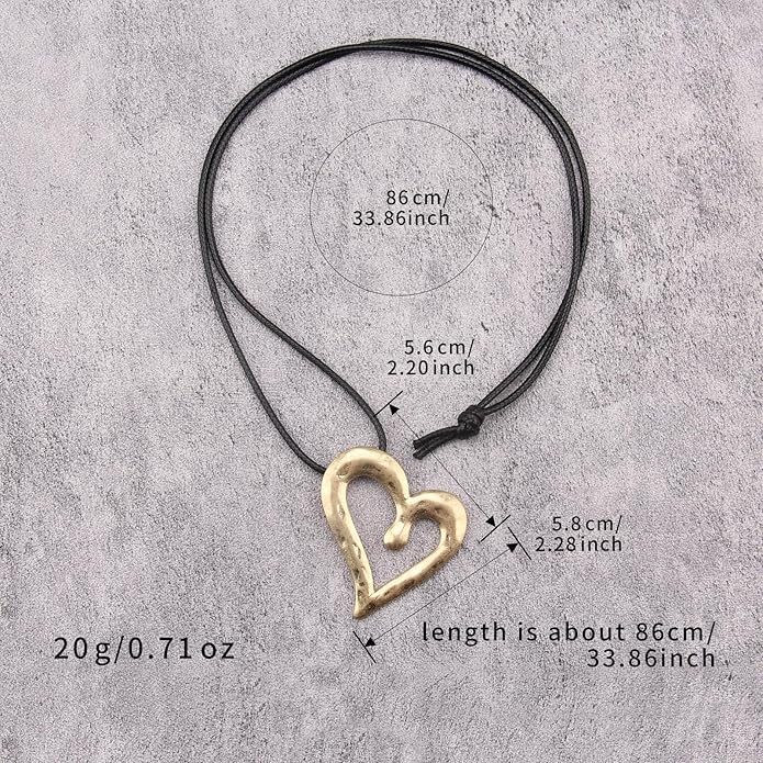 Boho Necklaces for Women Chunky Circle Necklace Layered Boho Circle Leather Choker Necklace Long Vintage Necklaces Bohemian Jewlery Gifts